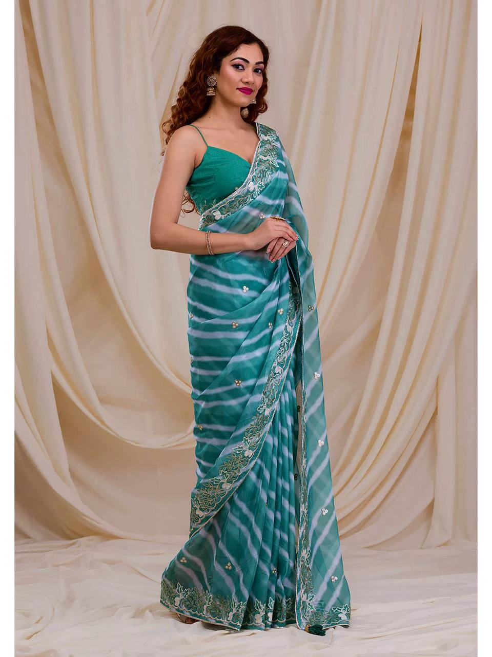 Vardan Ethnic Bt-1232 Georgette Wholesale Fancy Sarees Catalog — Wholesale Sarees, MPA wholesale from Surat — view 3
